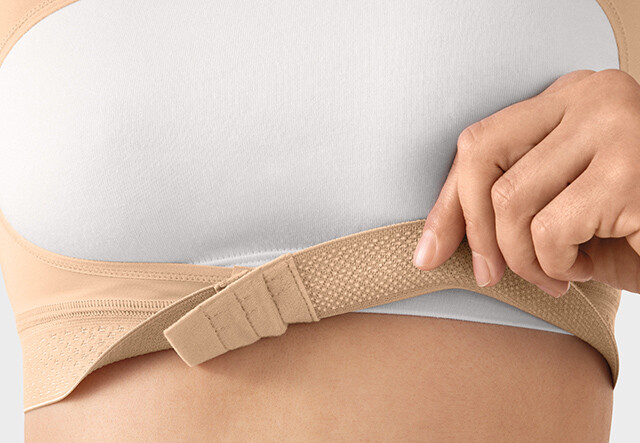 Juzo Comprima kompressionsbolero Silikoneknopper på kanten