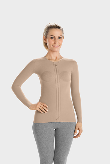 TYNOR Compression Garment Vest (Sleeveless), Beige, Small Wide, 1