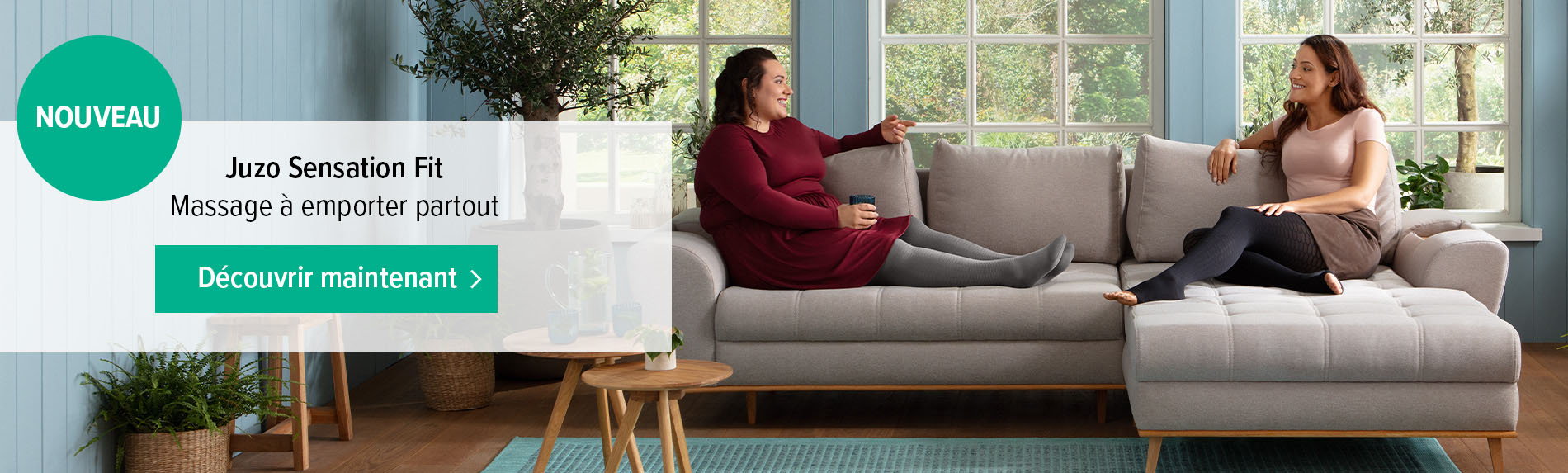 Juzo Sensation Fit Massage à emporter partout