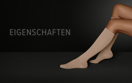 Eigenschaften des Juzo Move Beine mit Juzo Move Unterschenkelstrumpf