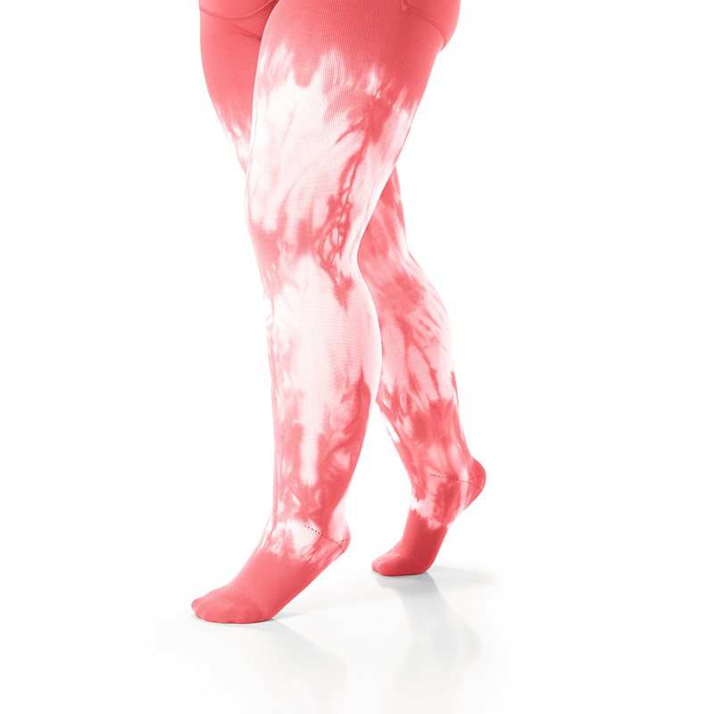 Batik Weiß-Sweet Coral