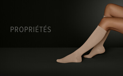 Les propriétés du Juzo Move Jambes avec chaussettes Juzo Move