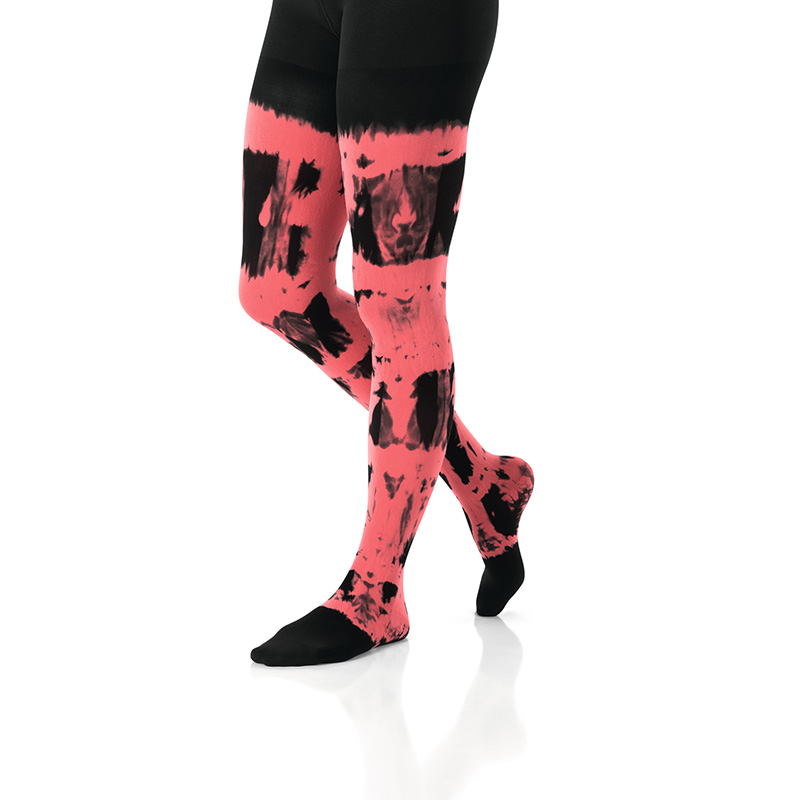 Batik Schwarz-Sweet Coral