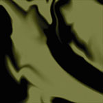 Färg Pure Olive Batik Black Färgskala med batikmönster i olivgrön och svart