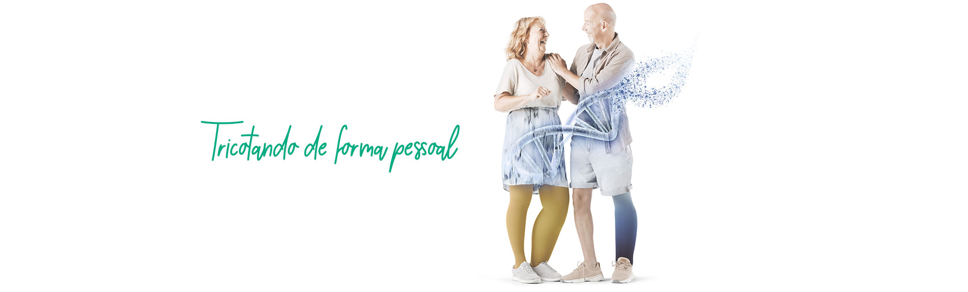 Letra “personally knitted” (tricotado pessoalmente)