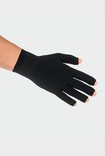 Juzo ScarPrime Seamless, handske för ärrbehandling (kort utförande), Black