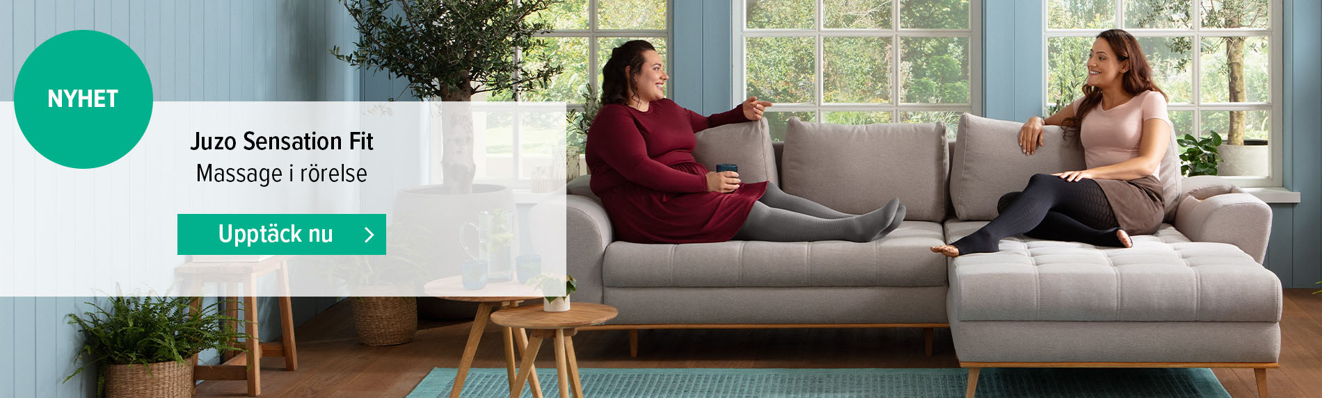 Juzo Sensation Fit Massage i rörelse